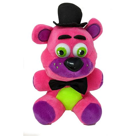 Five Nights At Freddy Fnaf 10 Inch Neon Pink Freddy Stuffed Plush Toy