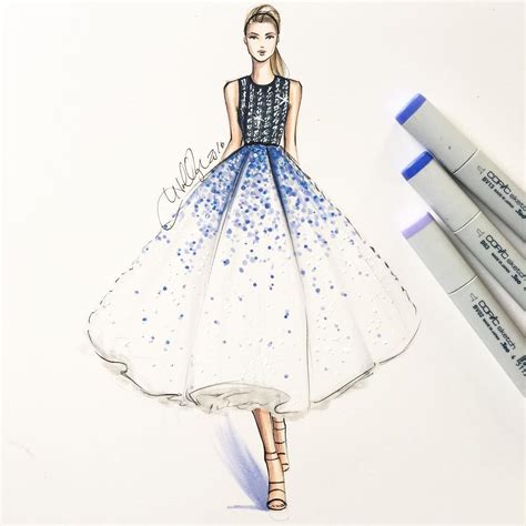 Fashion Sketches Of Dresses For Beginners Digital Fashion Design