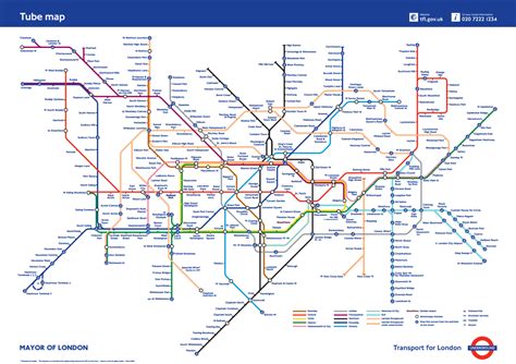 Thegriftygroove High Resolution London Underground Tube Map