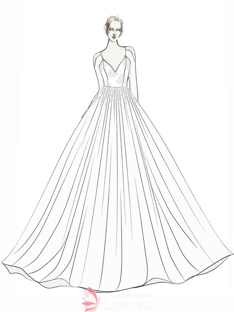 Ball Gown Wedding Dress Sketches