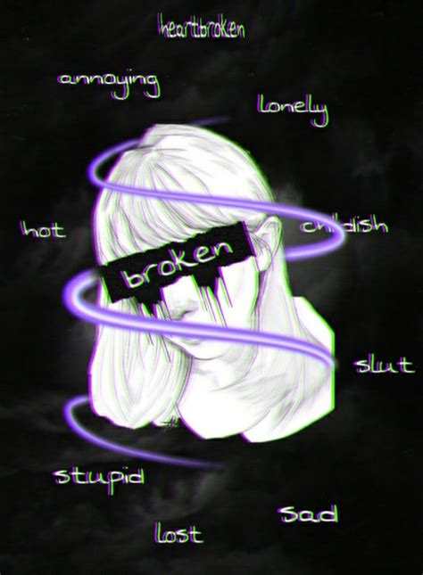 Images Of Broken Hearted Sad Anime Girl Glitch