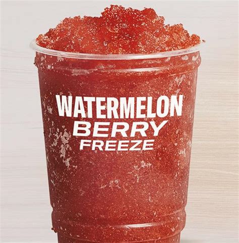 Taco Bell Watermelon Berry Freeze Nutrition Facts