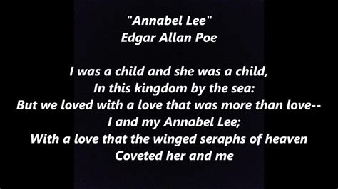 Who Is Annabel Lee In The Poem