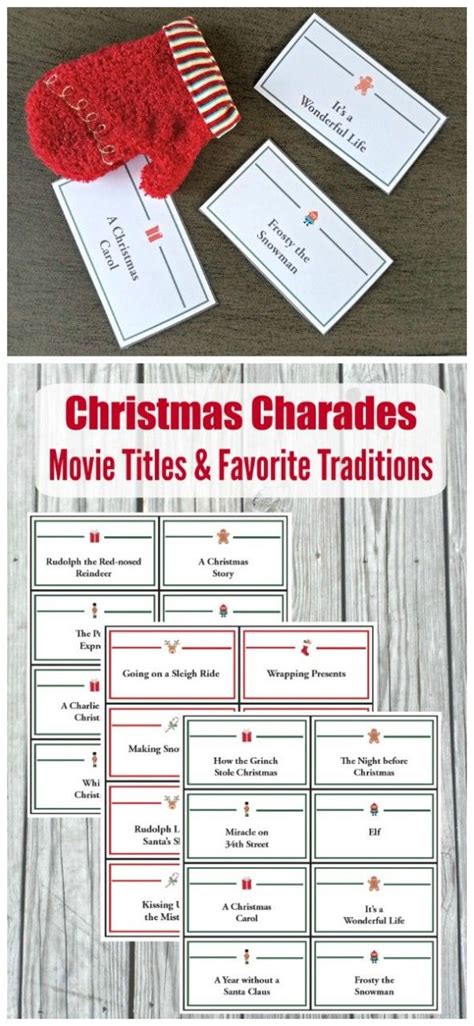 Pictionary words & phrases game is an entertaining leisure activity that will surely make a gathering something to remember for. Christmas Charades Game & Pictionary Words {printable ...