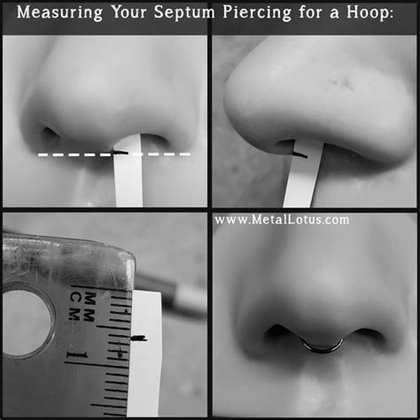 Measure Your Septum For Jewelry With This Helpful Picture Guide Metal Lotus