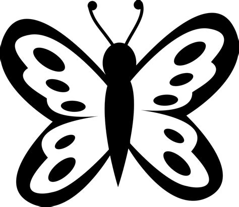 Butterfly With Spots On Wings From Top View Svg Png Icon Free Download