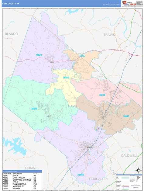 Culberson County Tx Wall Map Color Cast Style By Marketmaps 816