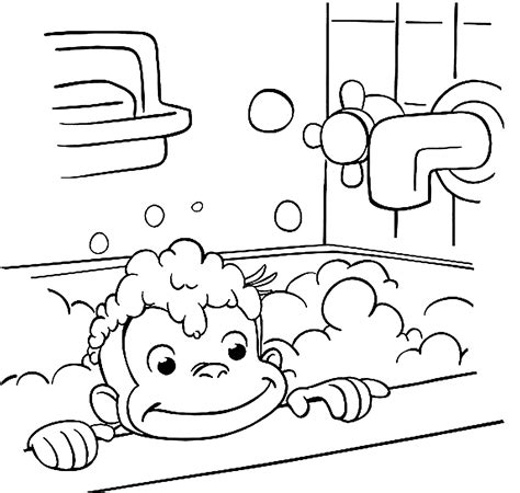 Curious george is a sweet african monkey who can't help but run into trouble. Curious george coloring pages to download and print for free