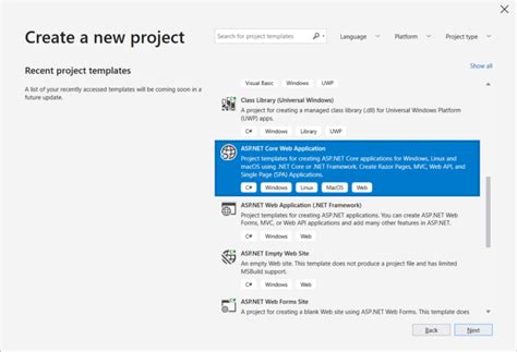 Sep 17, 2020 · how to create asp.net web application in visual studio 2019. Visual Studio 2019 And .NET Core 3