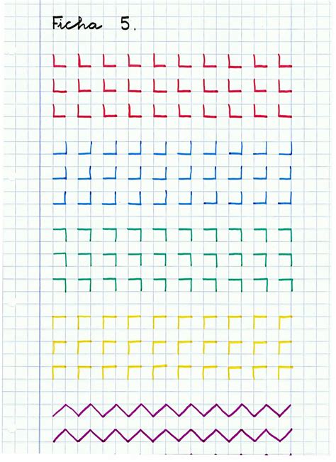 Caligrafía Ficha 5 Graph Paper Drawings Graph Paper Art Improve
