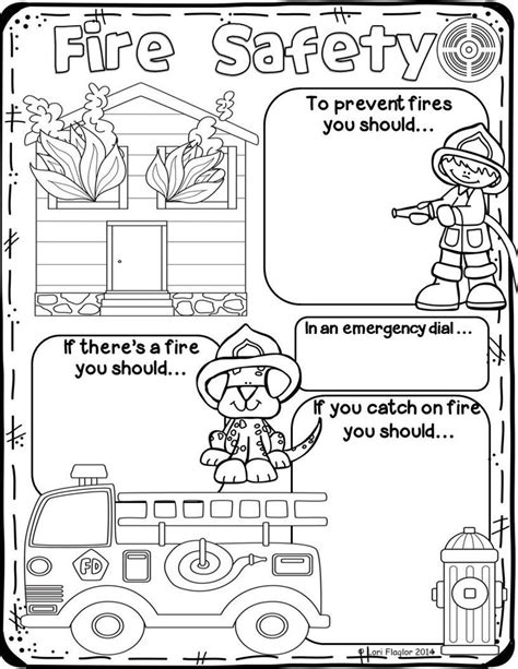Free Printable Fire Safety Worksheets For Kindergarten
