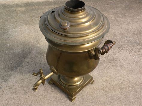 Russian Antique Brass Samovar Circa 1900 From Jbfinearts