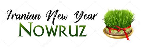 Nowruz Greeting Iranian New Year Vector Banner — Stock Vector