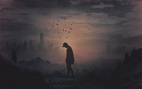Alone Silhouette 4k Wallpapers Hd Wallpapers Id 24418