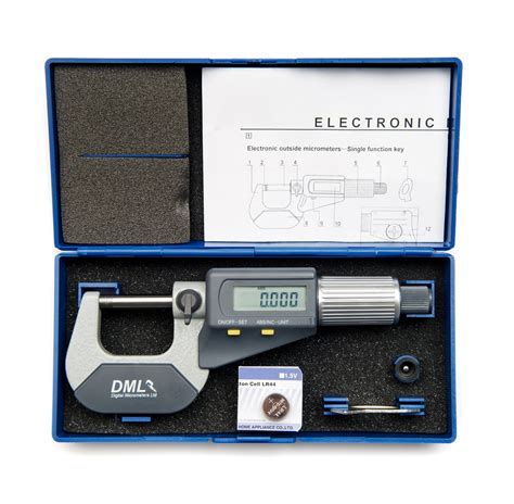 Dml Dm3025 Ip54 Digital Micrometer 0 25mm 0 1 Dml