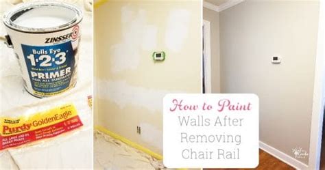 If you are installing paneling as opposed to wallpaper, you will need. How to Paint After Removing Chair Rail - Real Creative ...