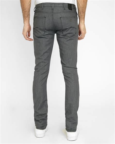Armani Jeans Grey Slim Fit Jeans In Gray For Men Lyst