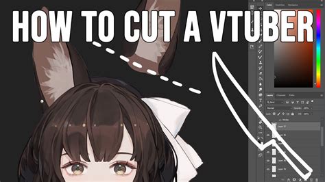 How To Cut Vtubers For Live2d Rigging Tutorial Youtube