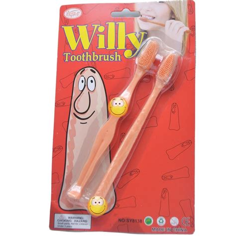 Buy 1pcs Willy Toothbrush Novelty Willy Penis Willie