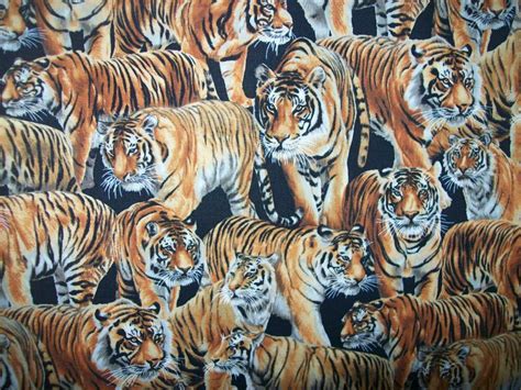 Tigers Fabric By The Yard By Fabriquilt Living Wonders
