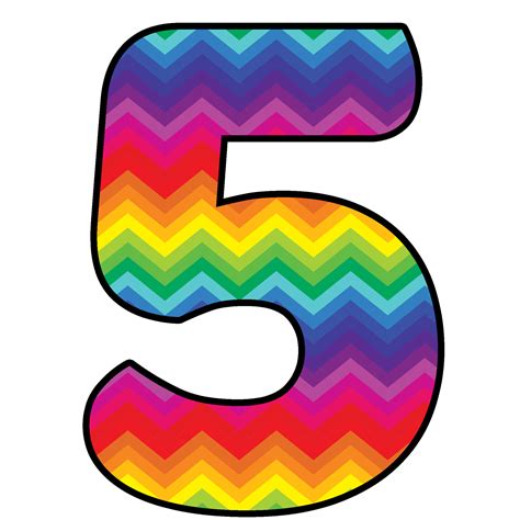 Number 4 clipart number chevron, Number 4 number chevron 