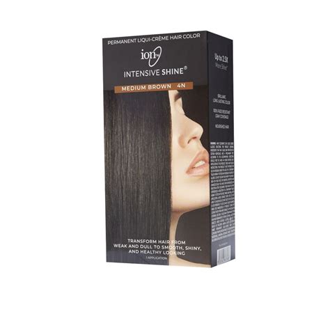 Ion Intensive Shine Hair Color Kit Medium Brown 4n Hair Color Kit Sally Beauty