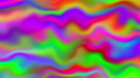 Psychedelic Colorful Ambient Waves Trippy Rainbow Colors Video