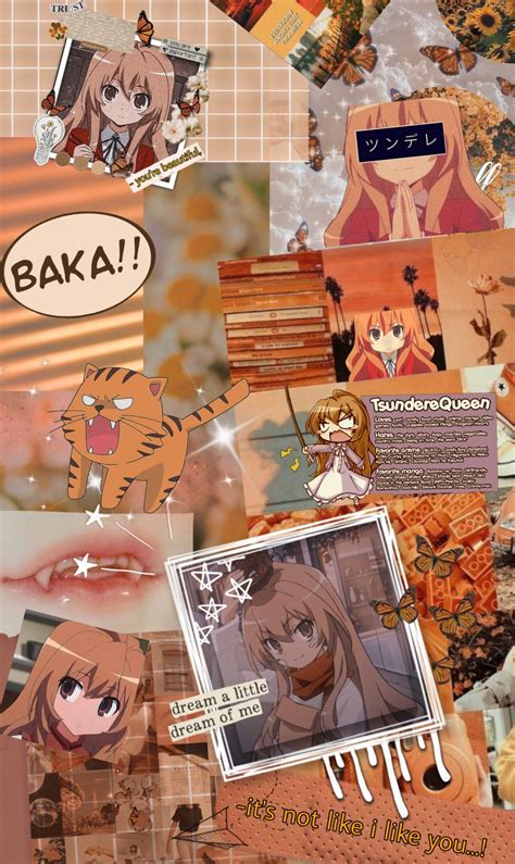 Taiga Aisaka Wallpapertoradoraaesthetic Anime Wallpaper Iphone