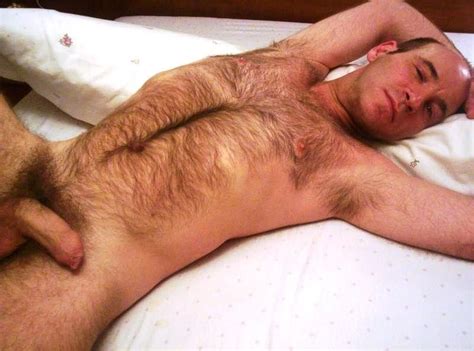 Older Man Sleeping Naked