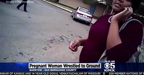 Barstow Police Deny Racial Bias In Arrest Of Pregnant Mom Caught On Camera Cbs San Francisco