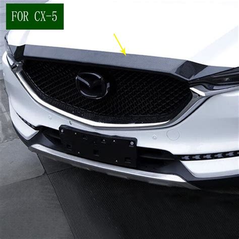 For Mazda Cx 5 Cx5 2017 2018 Abs Chrome Abs Carbon Paint Front Grille