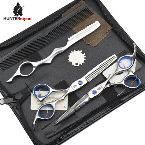 30 Off Hunterrapoo 6 Professional Hair Scissors Set Barber Cutting