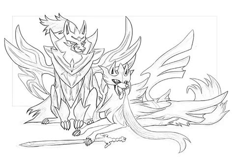 Zacian 5 Coloring Page Free Printable Coloring Pages For Kids