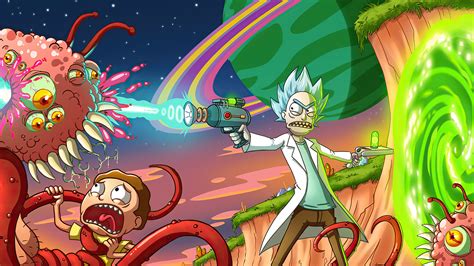 Tv Show Rick And Morty Morty Smith Rick Sanchez In Space 4k Hd Movies