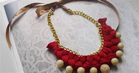 Popular Diy Crafts Blog How To Make Braided Necklace