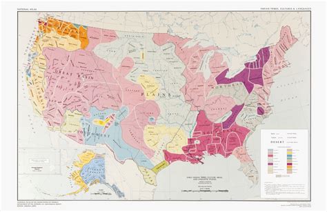 Early Indian Tribes Culture Areas And Linguistic Stocks Smithsonian