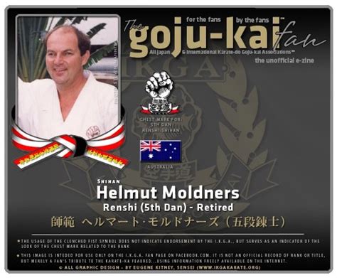 Goju Kai Karate Do Sydney Australia Helmut Moldners Shihan