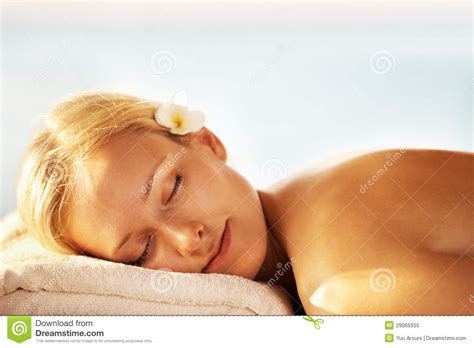 Relaxed beauty stock image. Image of beauty, closeup - 29065555