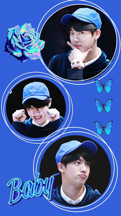 Jin Seokjin Bts Wallpaper Blue Aesthetic Baby Blue Aesthetic