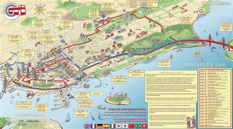 Map Of San Francisco Attractions Printable Printable Maps