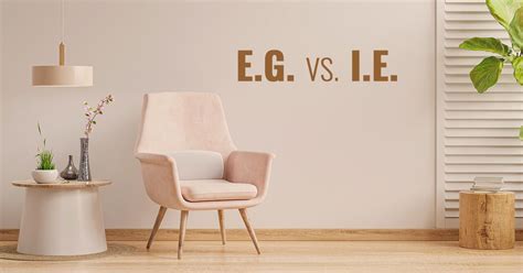 E G Vs I E —meaning Difference And Examples Of Usage