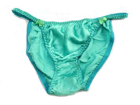 6 Pieces 100 Pure Silk Womens String Bikini Panties Size S M L Xl 2xl