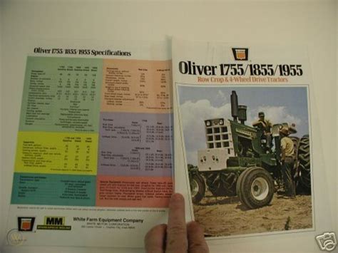 Oliver 175518551955 Tractor And Loader Sales Brochures 36362167