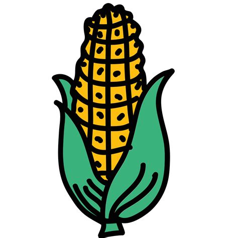 Harvest clipart colored corn, Harvest colored corn Transparent FREE for download on ...