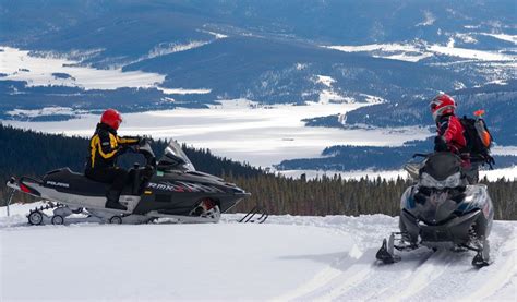Terrain Guide To Snowmobiling In Grand County Grand County Boasts More