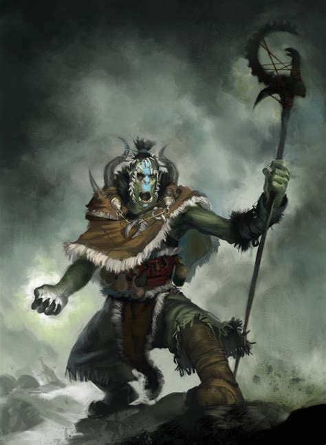 Orc Shaman By Sketcheth On Deviantart