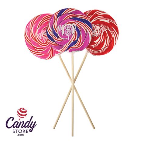 Whirly Pops Assorted Colors 525 Inch Lollipops 36ct