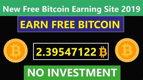 New Free Bitcoin Earning Site Earn Free Bitcoin By Viewing Ads Earn