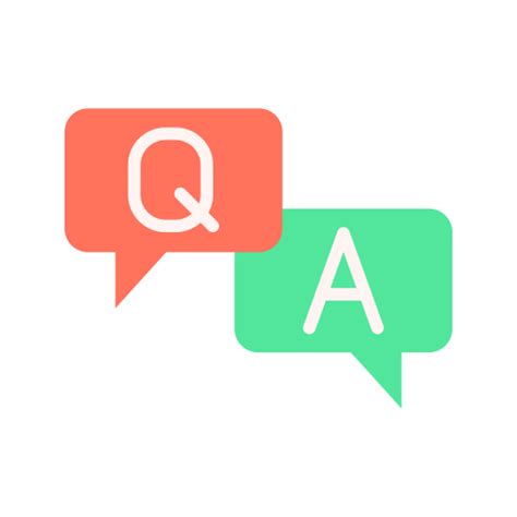 Question And Answer Free Communications Icons