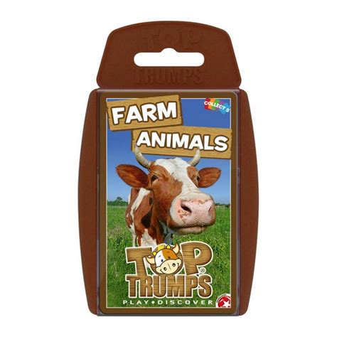 Top trumps is a fun, versatile card game that can be enjoyed by everyone. TOP TRUMPS - FARM ANIMALS CARD GAME - One32 Farm toys and models